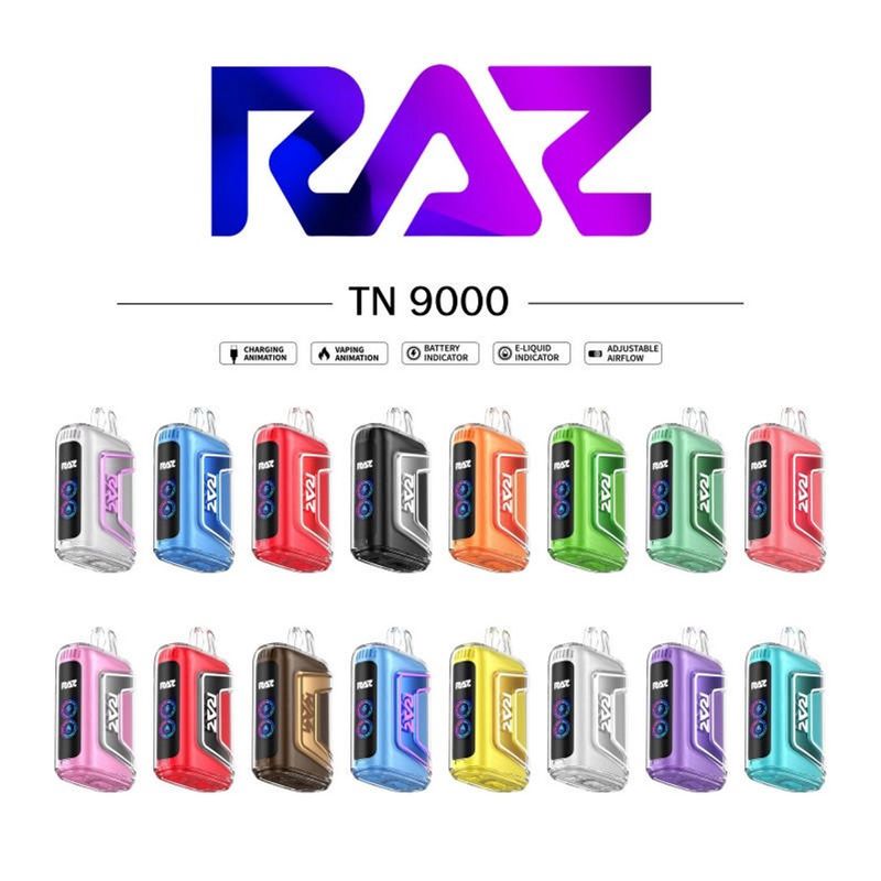 RAZ TN Disposable (9,000 Hits)-(5 UNITS)