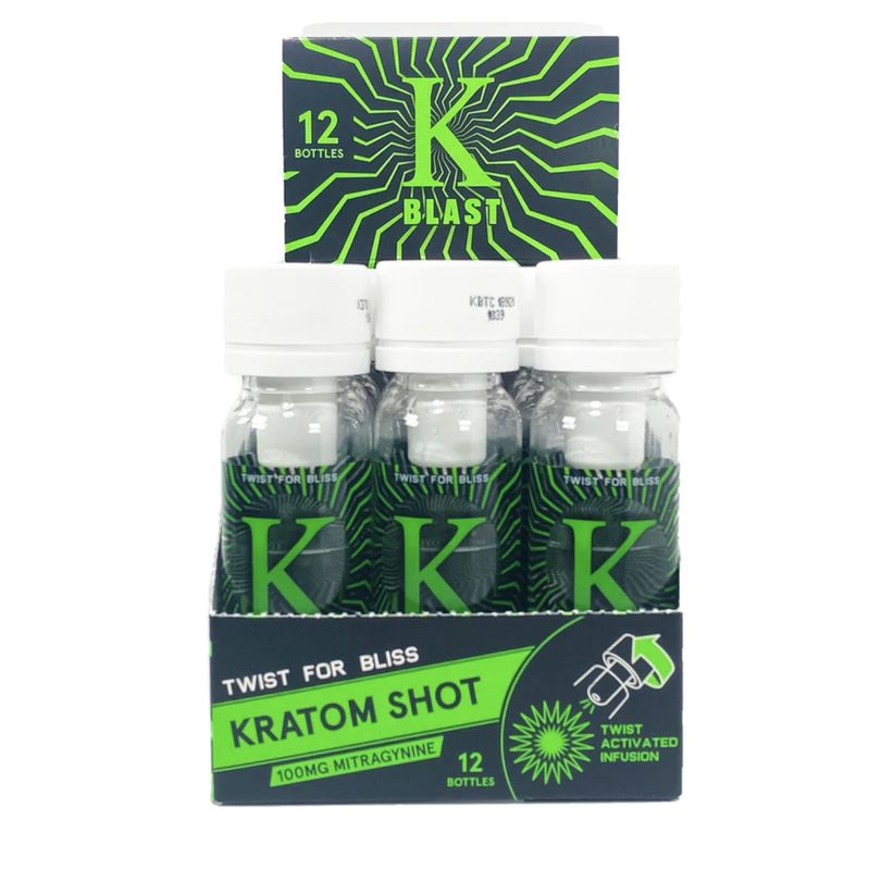 K Blast Kratom Shot (100MG)-(12 UNITS)