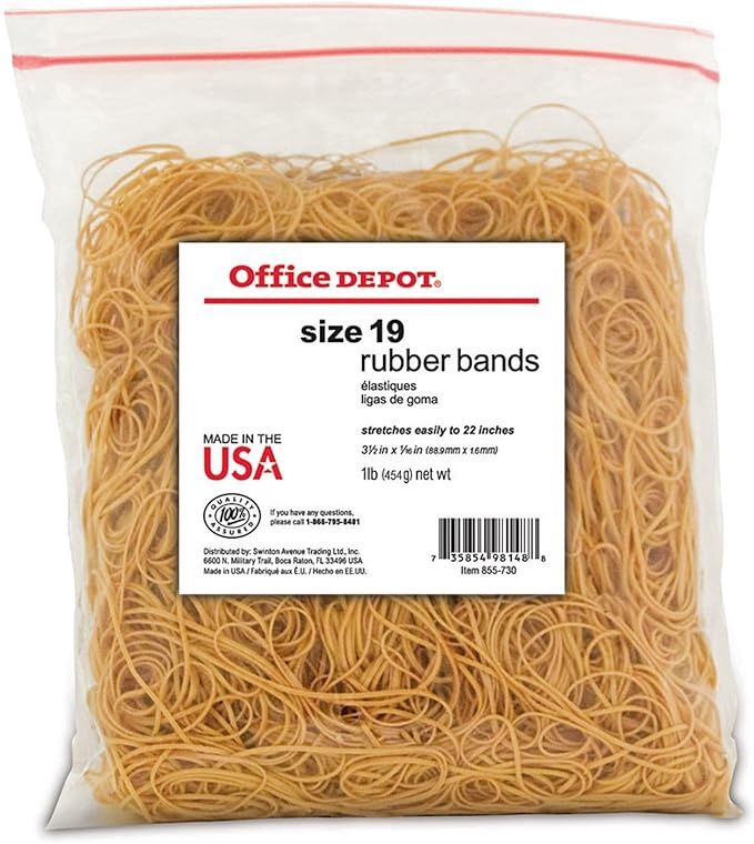 Rubber Bands -(1lb bag-#19)