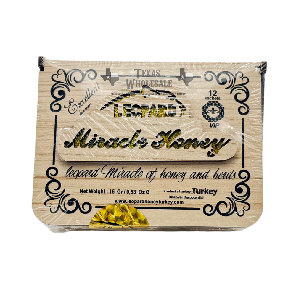 Leopard Miracle Honey -(12 Count) -(1 UNIT)