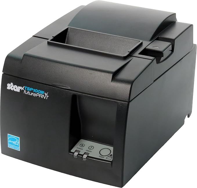 Star Micronics TSP143IIIW Wi-Fi (WLAN) Thermal Receipt Printer - Gray-(1 UNIT)