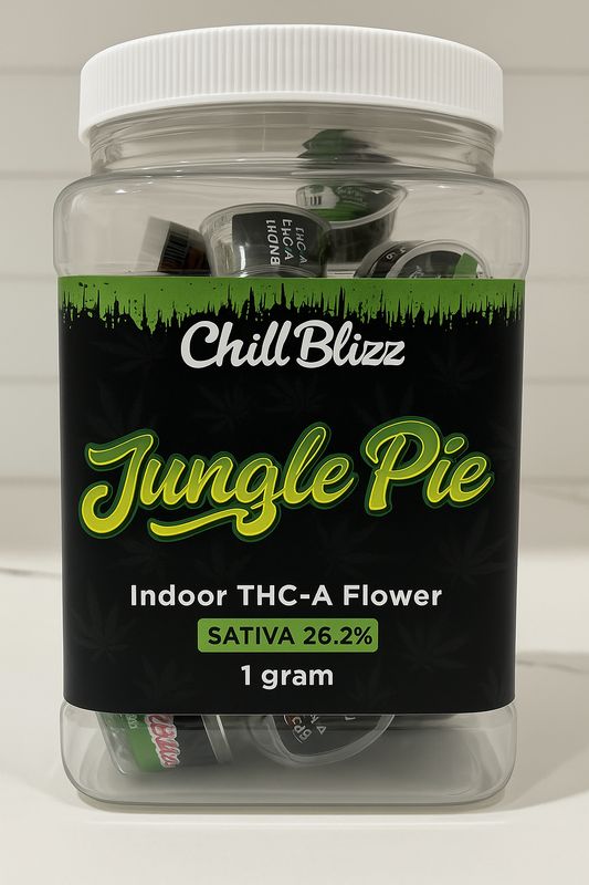 Chill Blizz (1 GRAM JAR)-(Indoor THC-A Flower-(28 COUNT)-(1 UNIT)