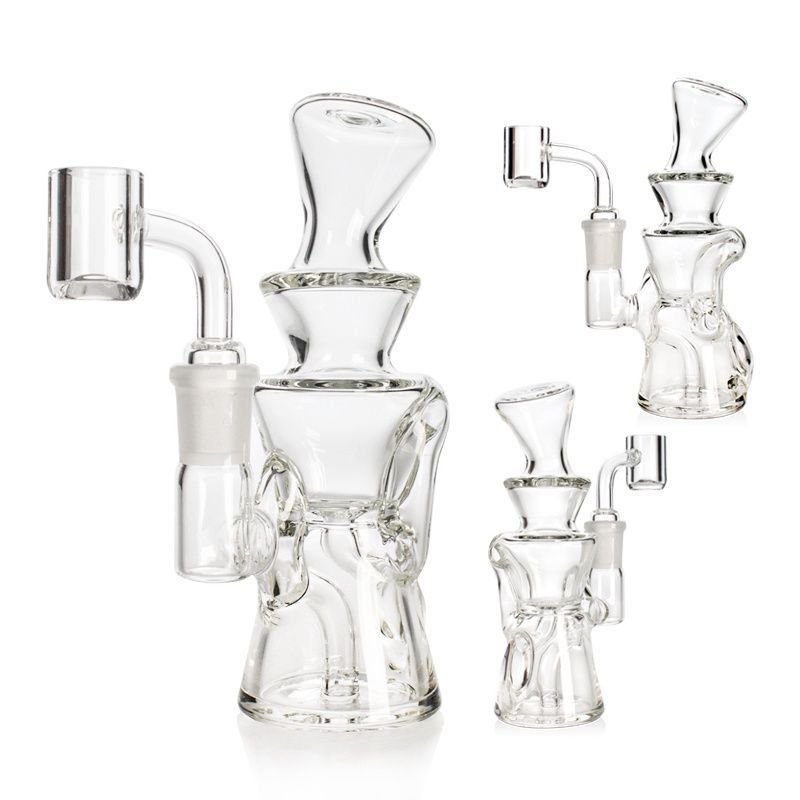 MJA Type Glass Dab Rig Recyclers