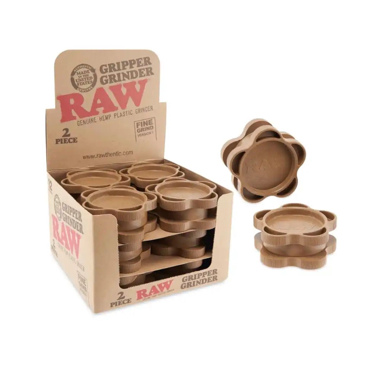 RAW GRIPPER GRINDER (2PC GRINDER)-(12CT-1 UNIT)
