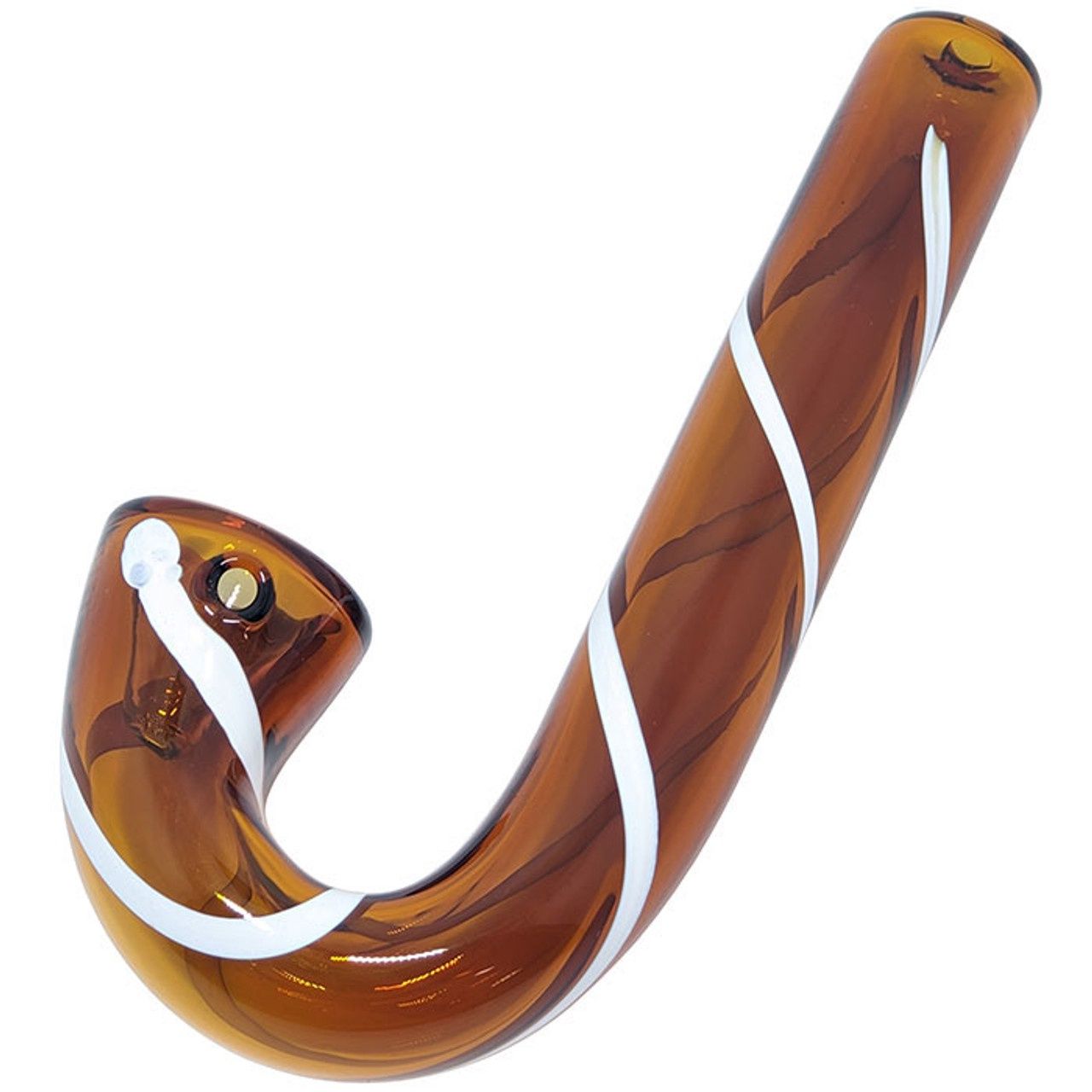 4.5&quot; Xmas Candy Cane Chillum