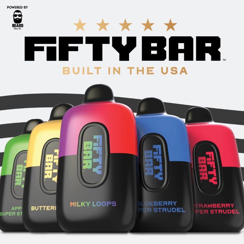 Fifty Bar Disposable (20K Hits)-(5CT)-(1 UNIT)