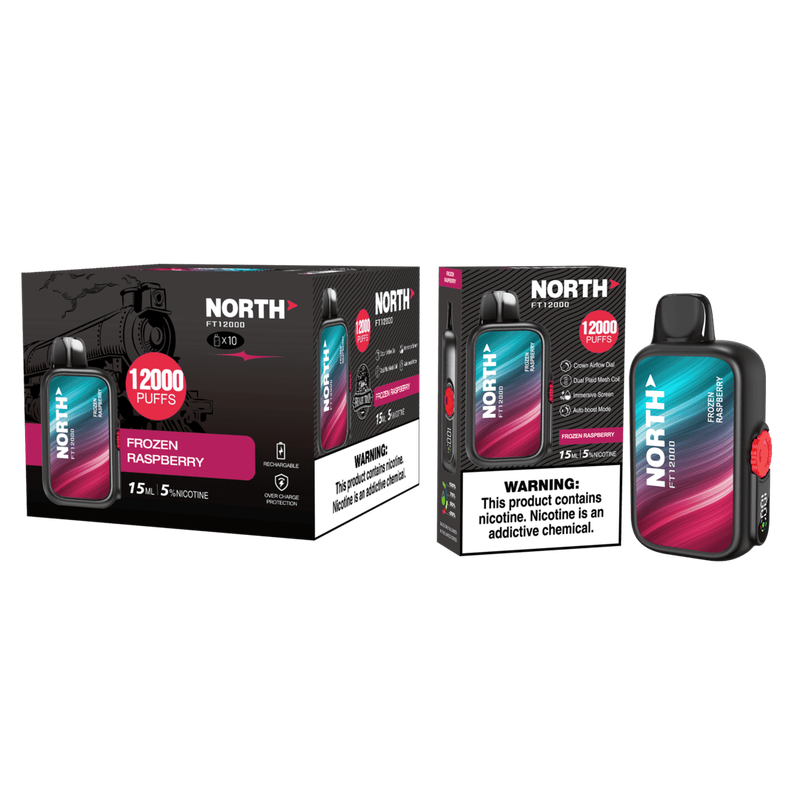 North FT12000 Disposable (15ML-12,000 Hits)-(10 UNITS)