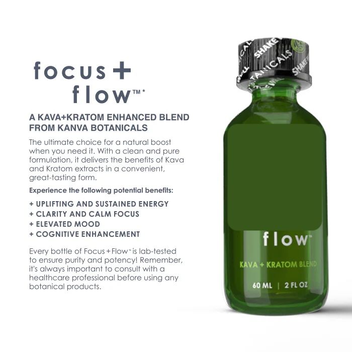 "Flow" Kava + Kratom Shot (2oz)-(12 UNITS)