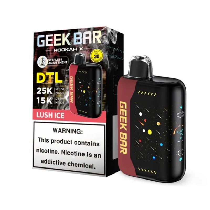 Geek Bar "DTL Hookah X" Disposable (25K Hits)-(5PC)-(1 UNIT)