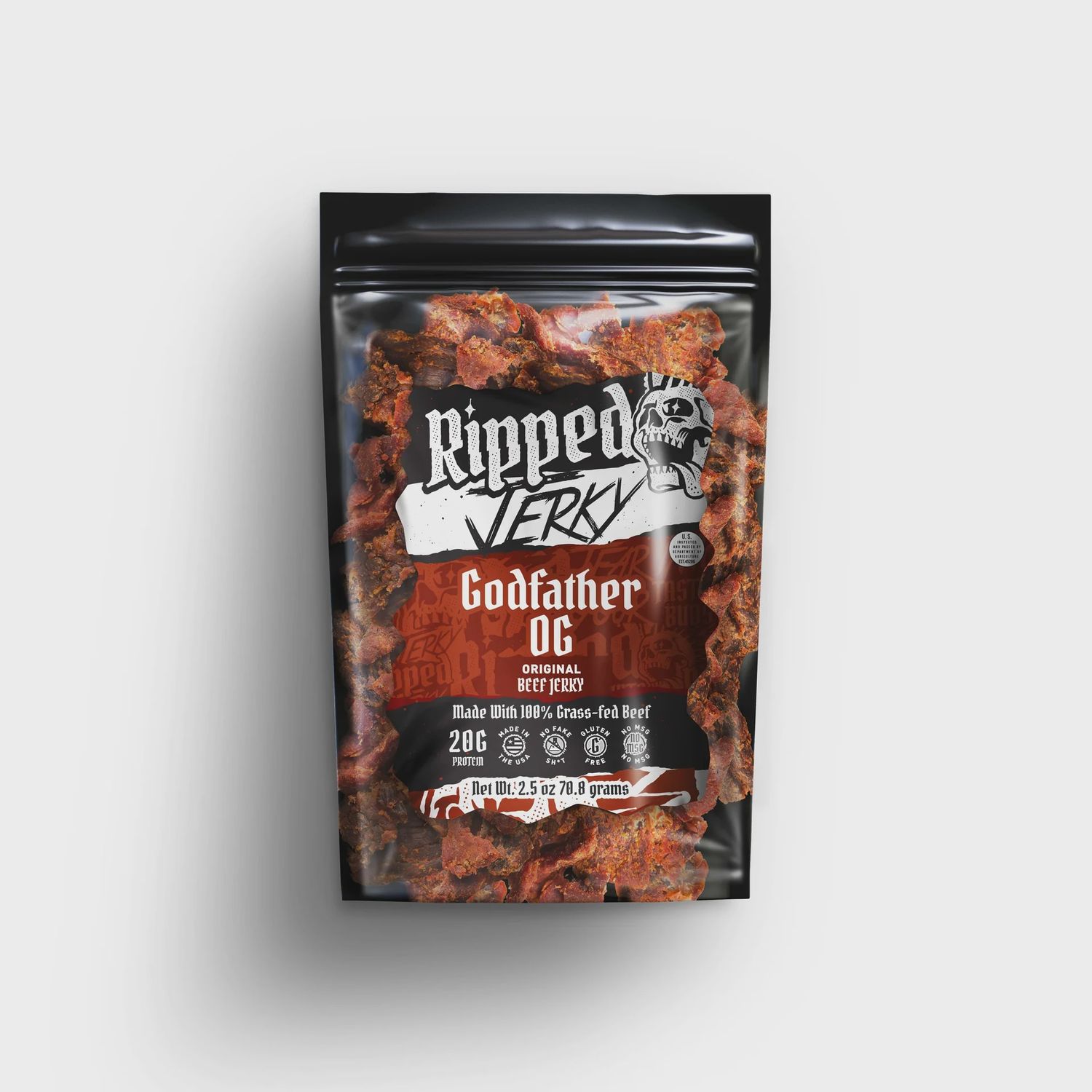 Ripped Beef Jerky (2.5oz)