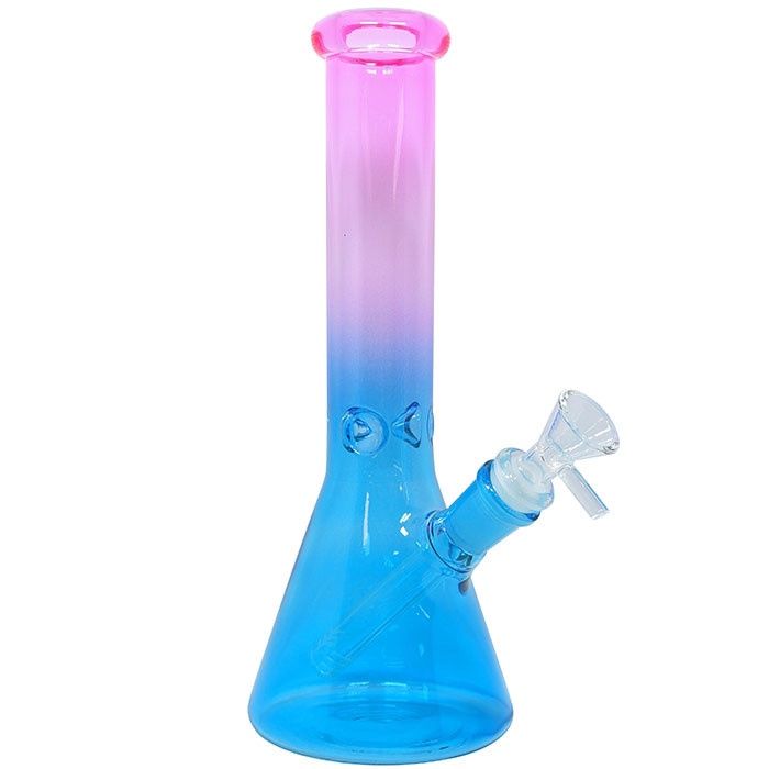 10" Tri Color Mini Beaker Water Pipe