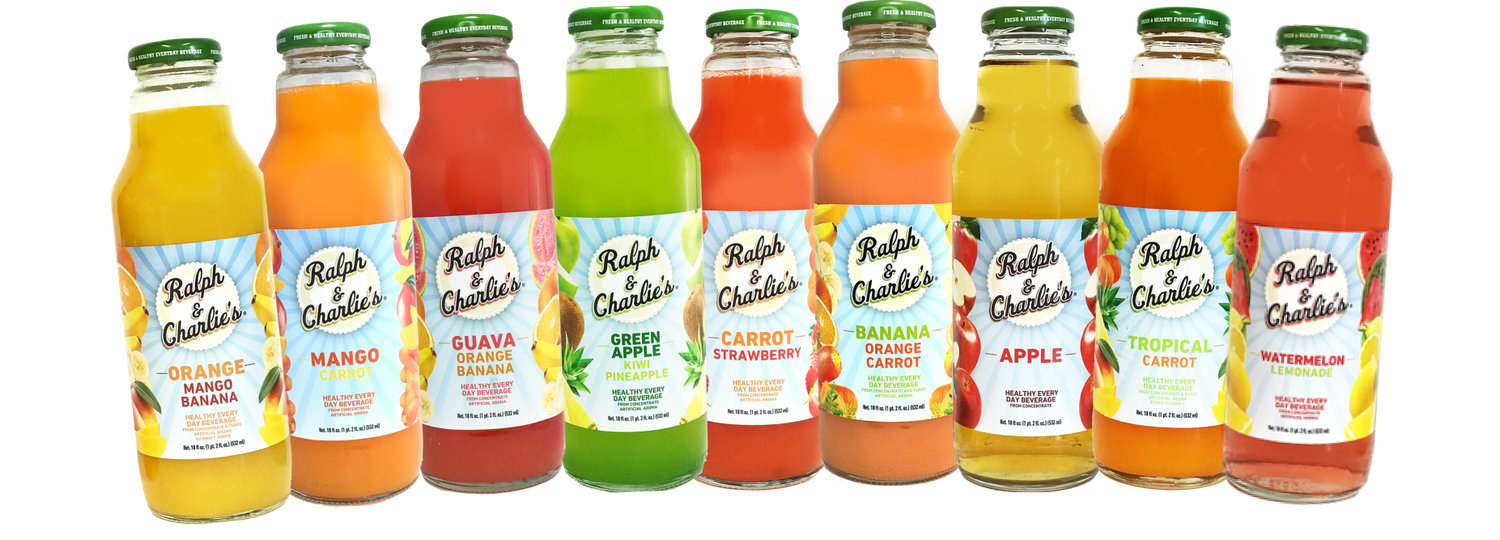 Ralph &amp; Charlie's Juice (532ML-Glass Bottle)-(12CT)-(1 UNIT)
