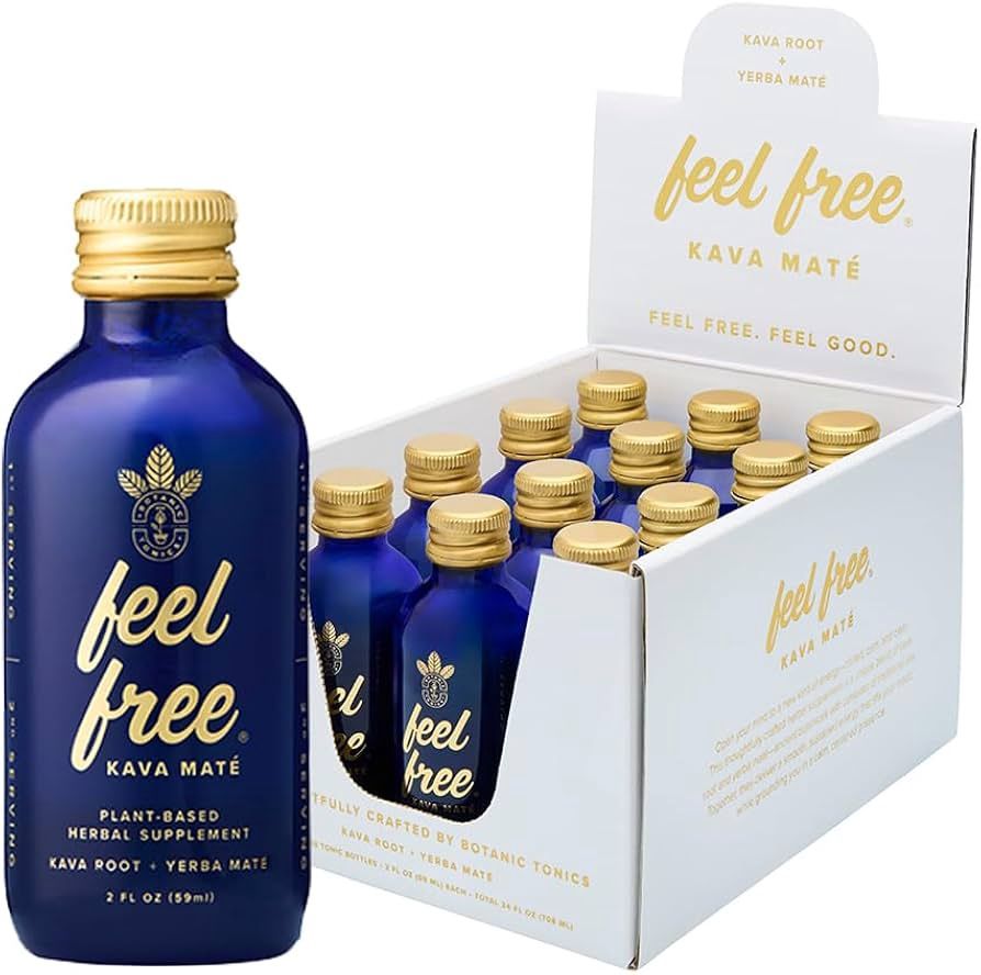 Feel Free "KAVA MATE" Shot (2oz)-(12PC/BOX)-(1 UNIT)