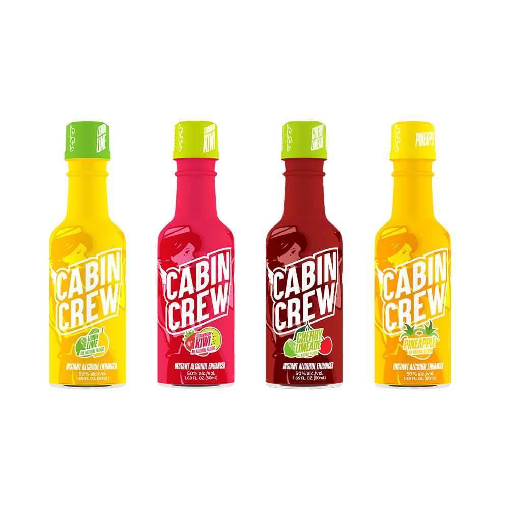 Cabin Crew Instant Alcohol Enhancer (50ML-12ct Display)