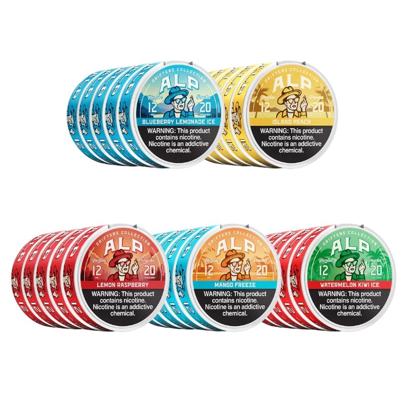 ALP "DRIFTERS COLLECTION" Nicotine Pouches -(20PC) -(5 COUNT) -(1UNIT)