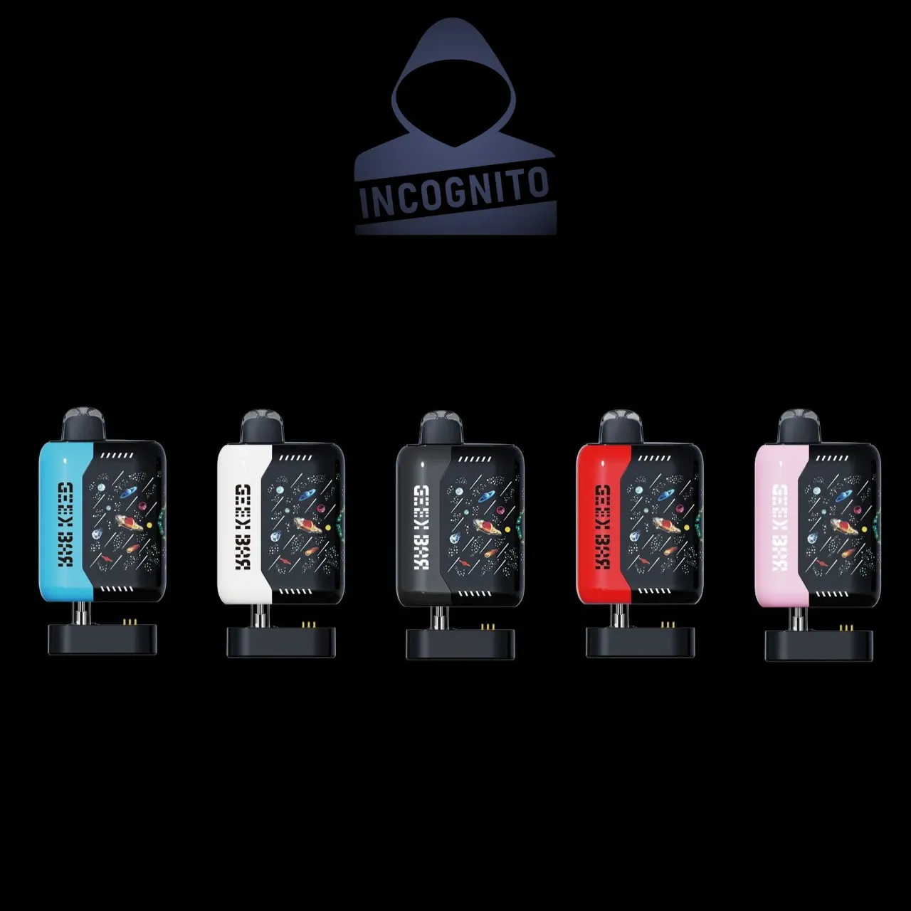Incognito - Concealed 510 Carto Battery (GEEK BAR Pulse X)Incognito - Concealed 510 Carto Battery (GEEK BAR Pulse X)-(5PC/BOX)-(1 UNIT)