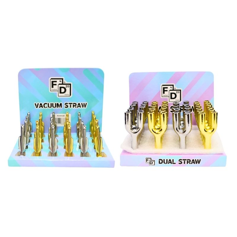 Faded Daily Straw Pipe (24ct Display)-(1 UNIT)