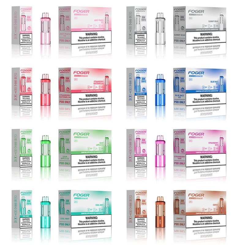 Foger Switch Pro "5% NIC"-Replacement PODS-(30K/19ml)-(5 PCS/BOX)