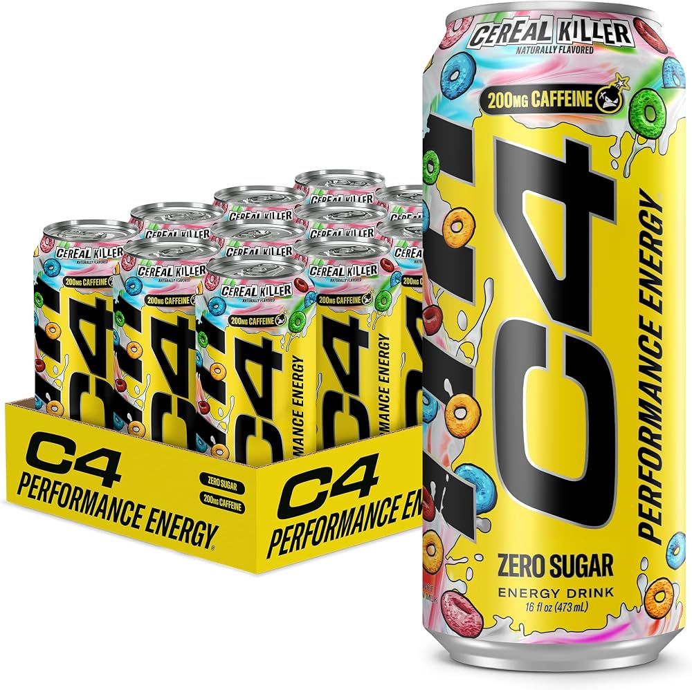 C4 Energy DRINK "CEREAL KILLER" (16oz)-(24 COUNT)-(1 UNIT)