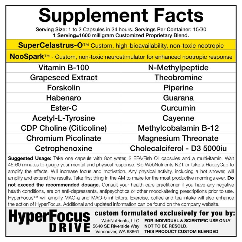 WebNutrients ADHD Solution