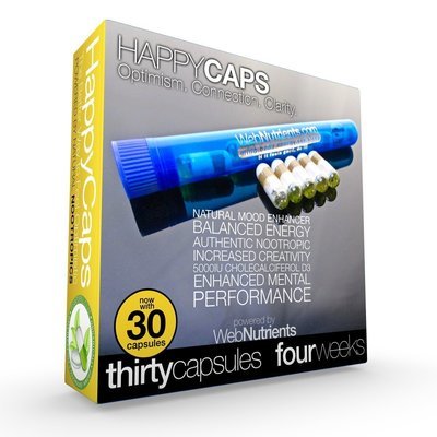 HappyCaps - Mood Enhancing Smart Nutrients
