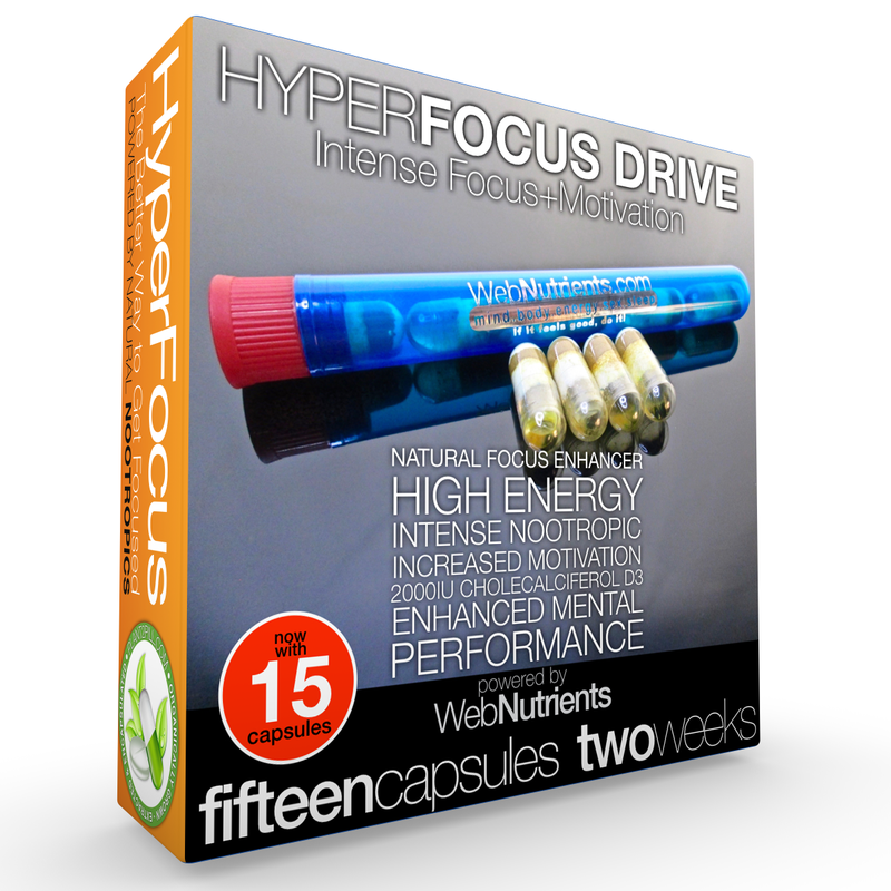 HyperFocus DRIVE (15) - NZT-48 - The Ultimate Focus, ADD/ADHD Solution