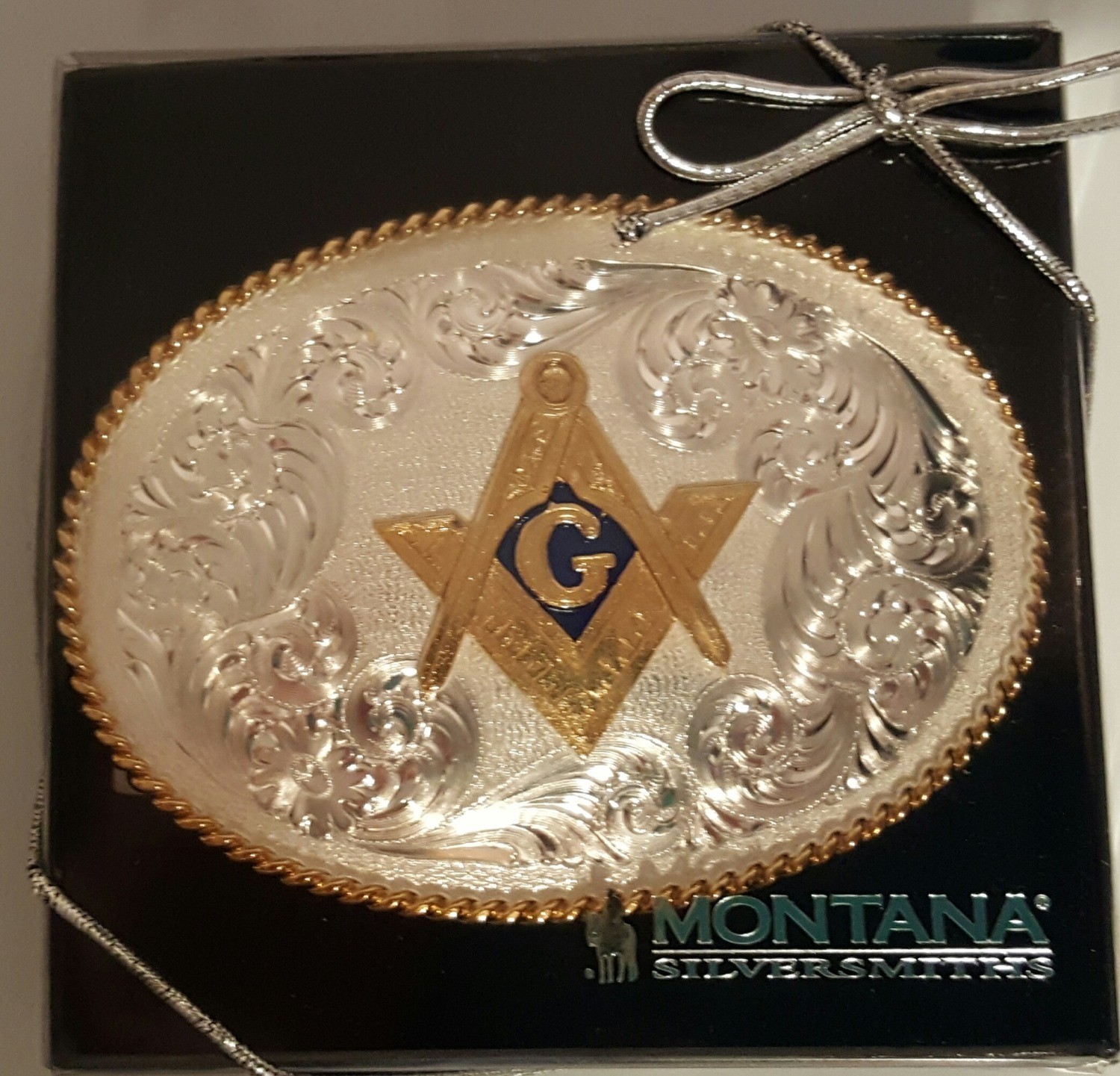 Montana Silversmith Masonic Belt Buckle