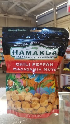 Hamakua Macadamia Nut Company Chili Peppah Macadamia Nuts 10 oz. bag