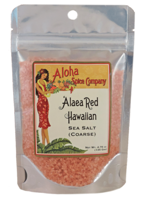 Aloha Spice Company 'Alaea Red Hawaiian Sea Salt (Coarse)