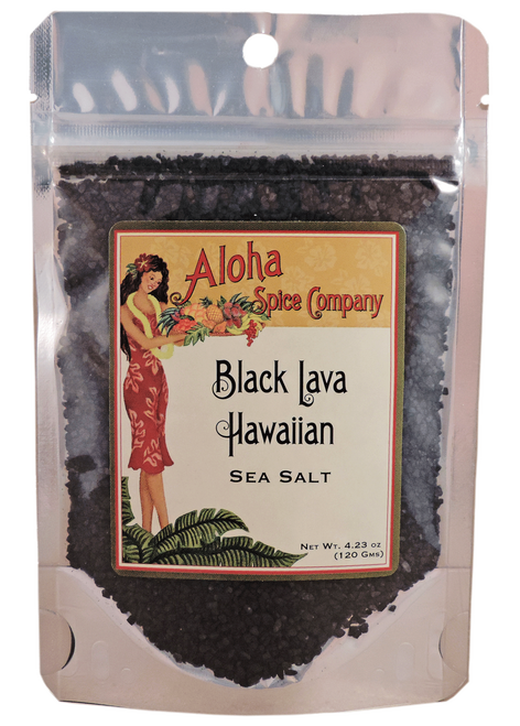 Aloha Spice Company Black Lava Hawaiian Sea Salt
