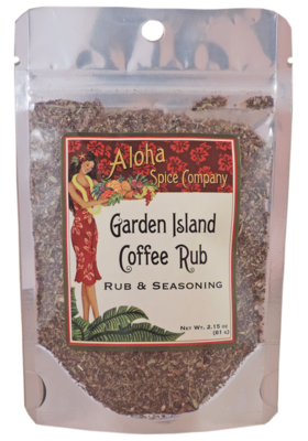 Aloha Spice Company Garden Island Coffee Rub & Seasoning