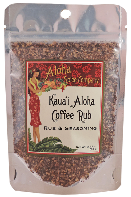 Aloha Spice Company Kaua’i Aloha Coffee Rub & Seasoning