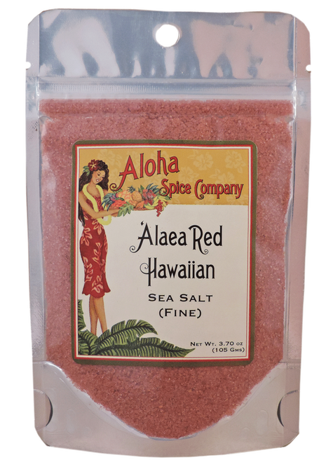Aloha Spice Company Alaea Red Hawaiian Sea Salt (Fine)