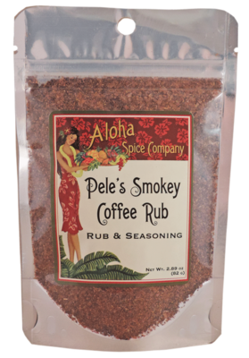 Aloha Spice Company Pele’s Smokey Coffee Rub Rub & Seasoning