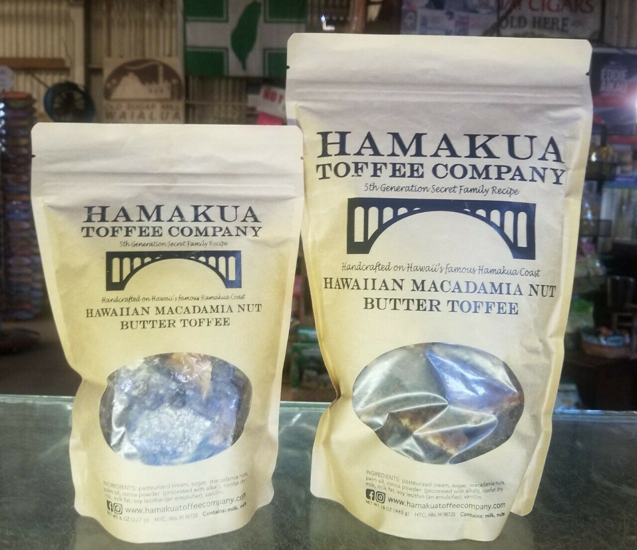 Hamakua Toffee Company / Hawaiian Macadamia Nut Butter Toffee