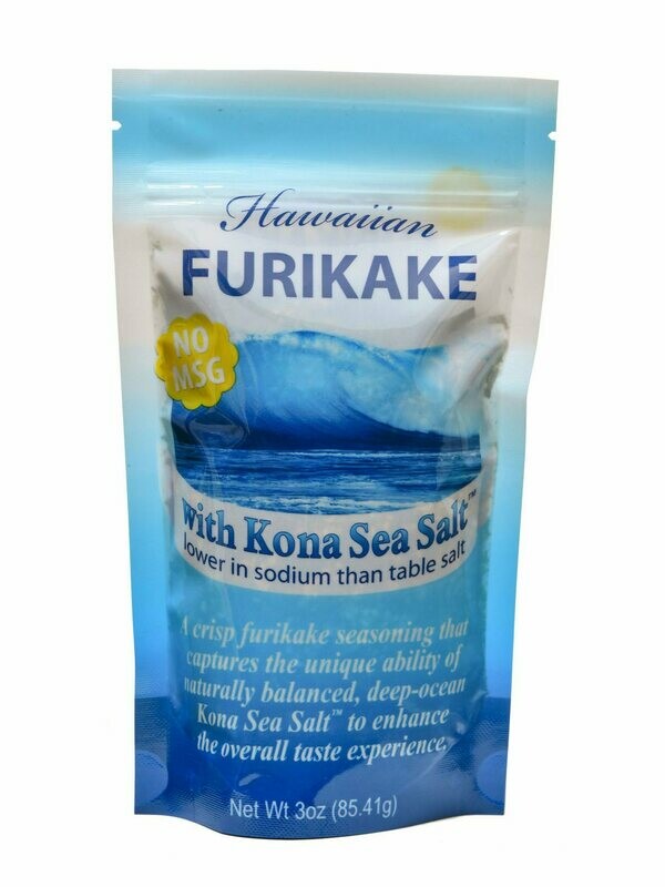 Kona Sea Salt - FURIKAKE HAWAIIAN SEA SALT (3 oz. pouch)