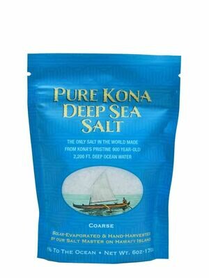 Kona Sea Salt GRINDER HAWAIIAN SEA SALT (6 oz. Pouch)