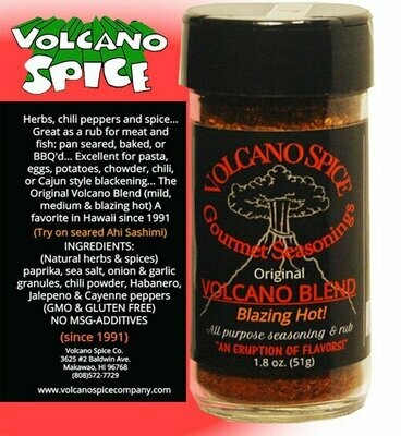 Volcano Spice Company Seasoning - Original Volcano Blend (blazing hot)