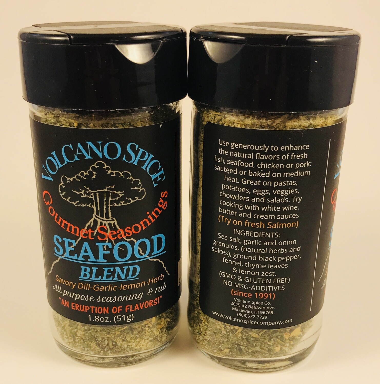 Volcano Spice Company Seasoning - Seafood Blend Lemon-Garlic-Dill