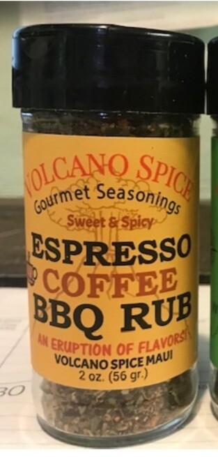 Volcano Spice Company - Espresso Coffee BBQ Rub (sweet and spicy)