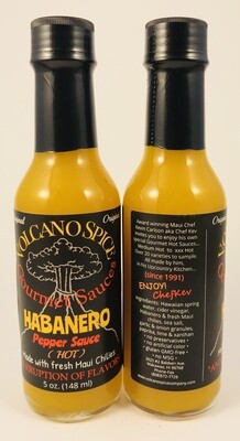 Volcano Spice Company Hot Sauce - Habanero Pepper Sauce (hot but not too hot)