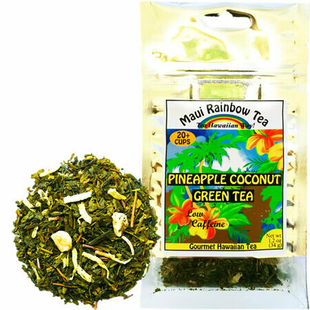 Maui Rainbow Tea Pineapple Coconut Green Tea (Low Caffeine)