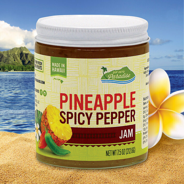 Dip Into Paradise -  Pineapple Spicy Pepper Jam