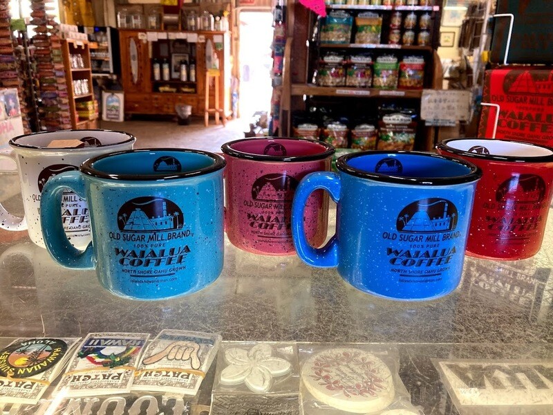 Old Sugar Mill  Waialua Coffee Campfire Mug 15 oz.