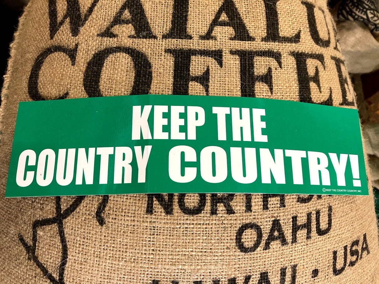 Keep The Country Country Bumper Sticker