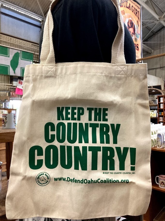 Keep The Country Country Small Canvas Tote Bag