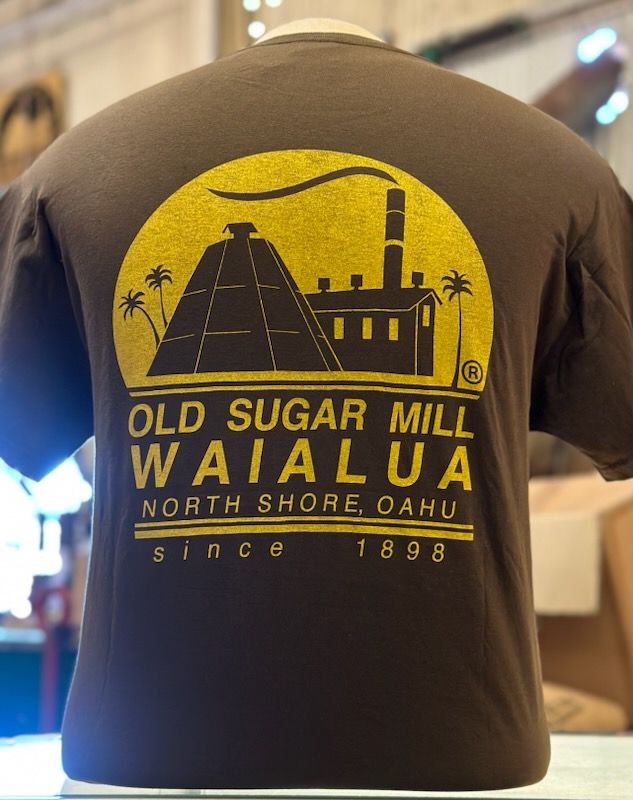 Waialua Sugar Mill T-shirt: Coffee Brown
