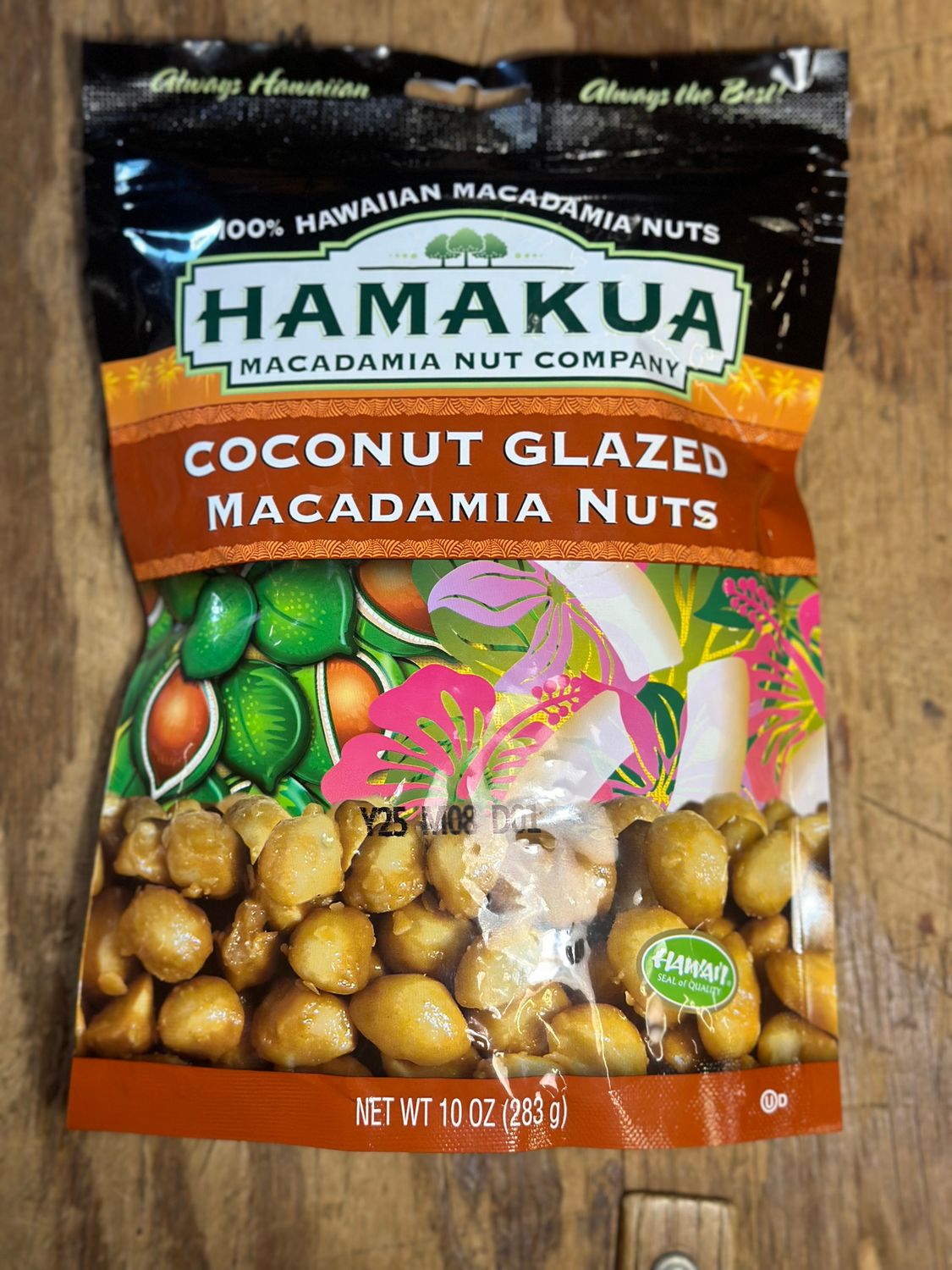 Hamakua Macadamia Nut Company Coconut Glazed Macadamia Nuts 10 oz. pouch