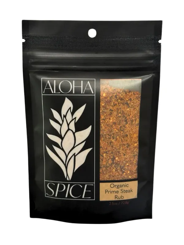 Aloha Spice Company Organic Prime Steak Rub