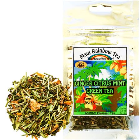 Maui Rainbow Tea Ginger Citrus Mint Green Tea